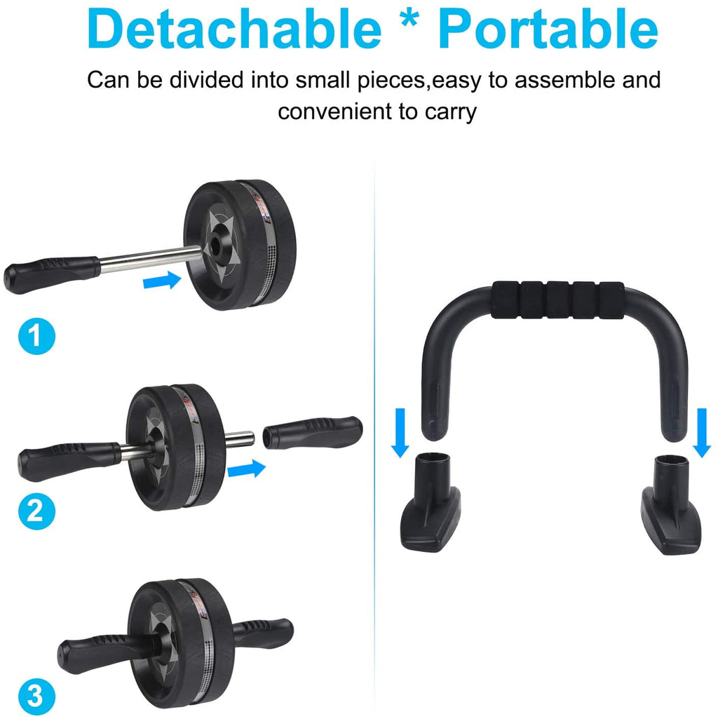 6-in-1 Home Gym Ab Wheel