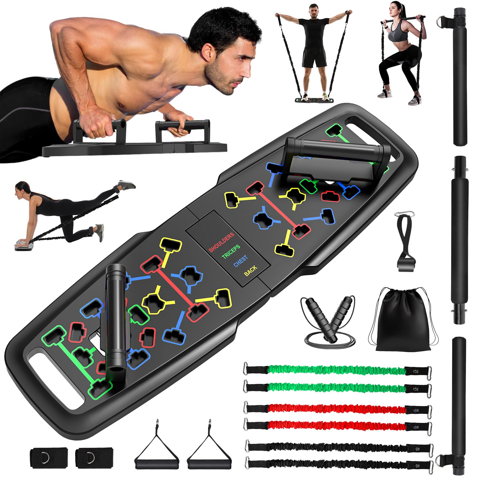KUYOU Portable Push Up Board