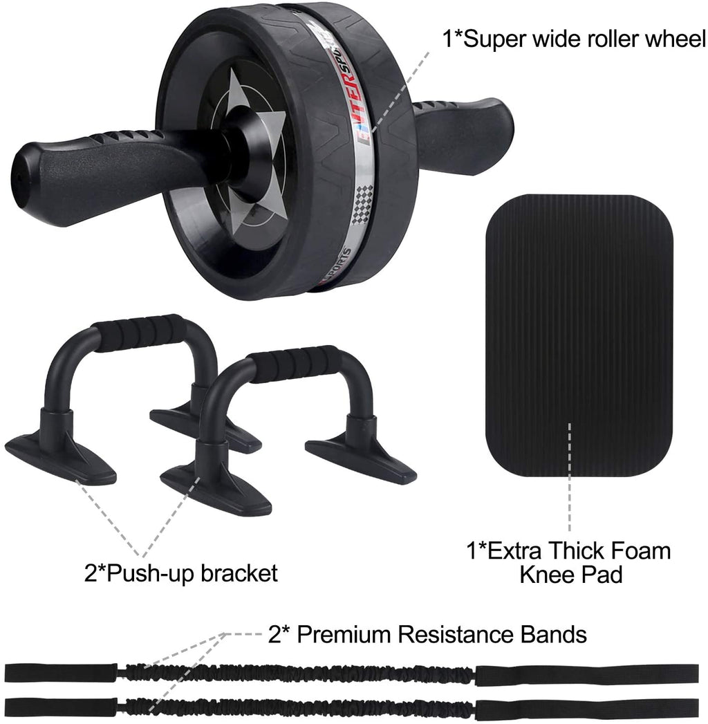 6-in-1 Home Gym Ab Wheel