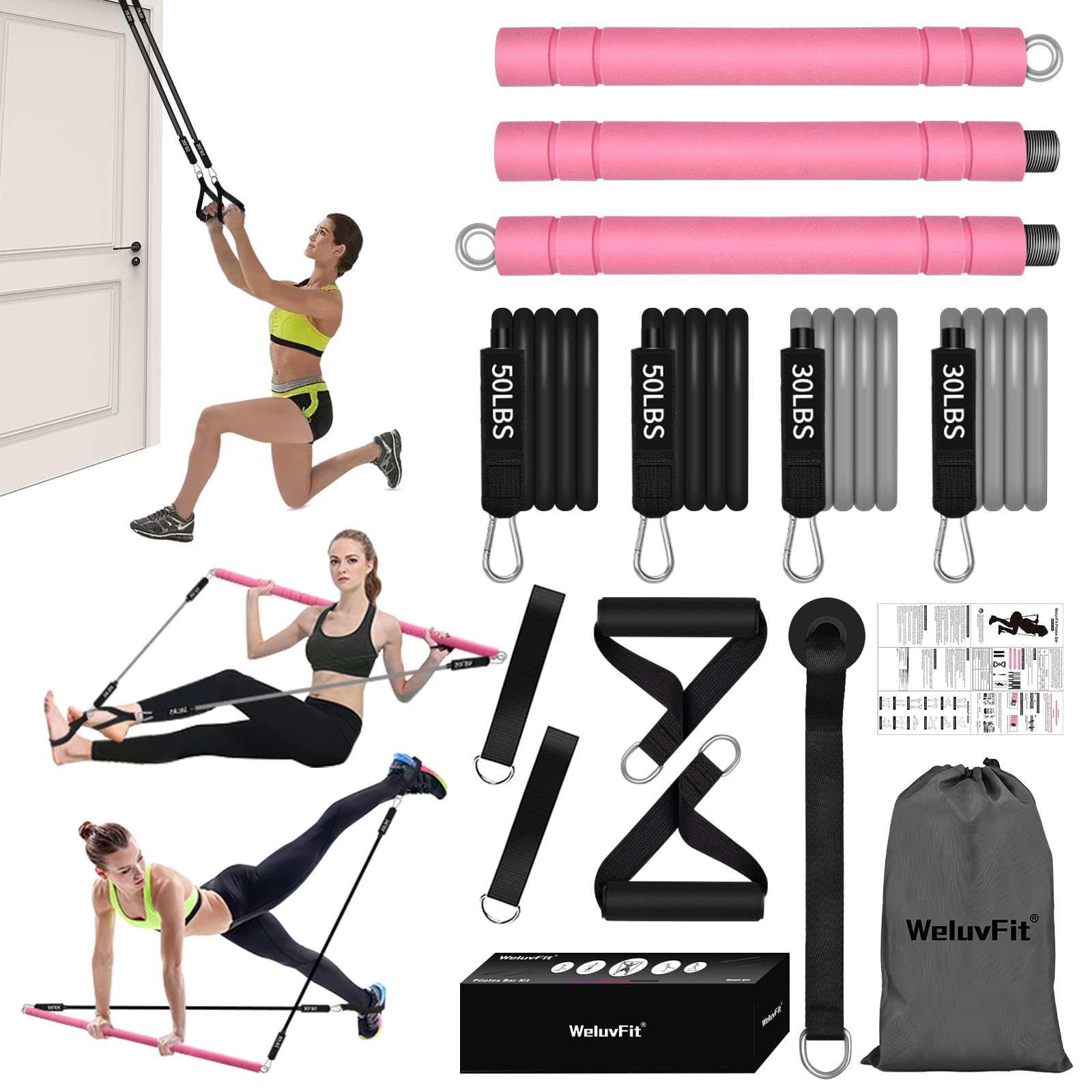 Portable Pilates Bar Kit